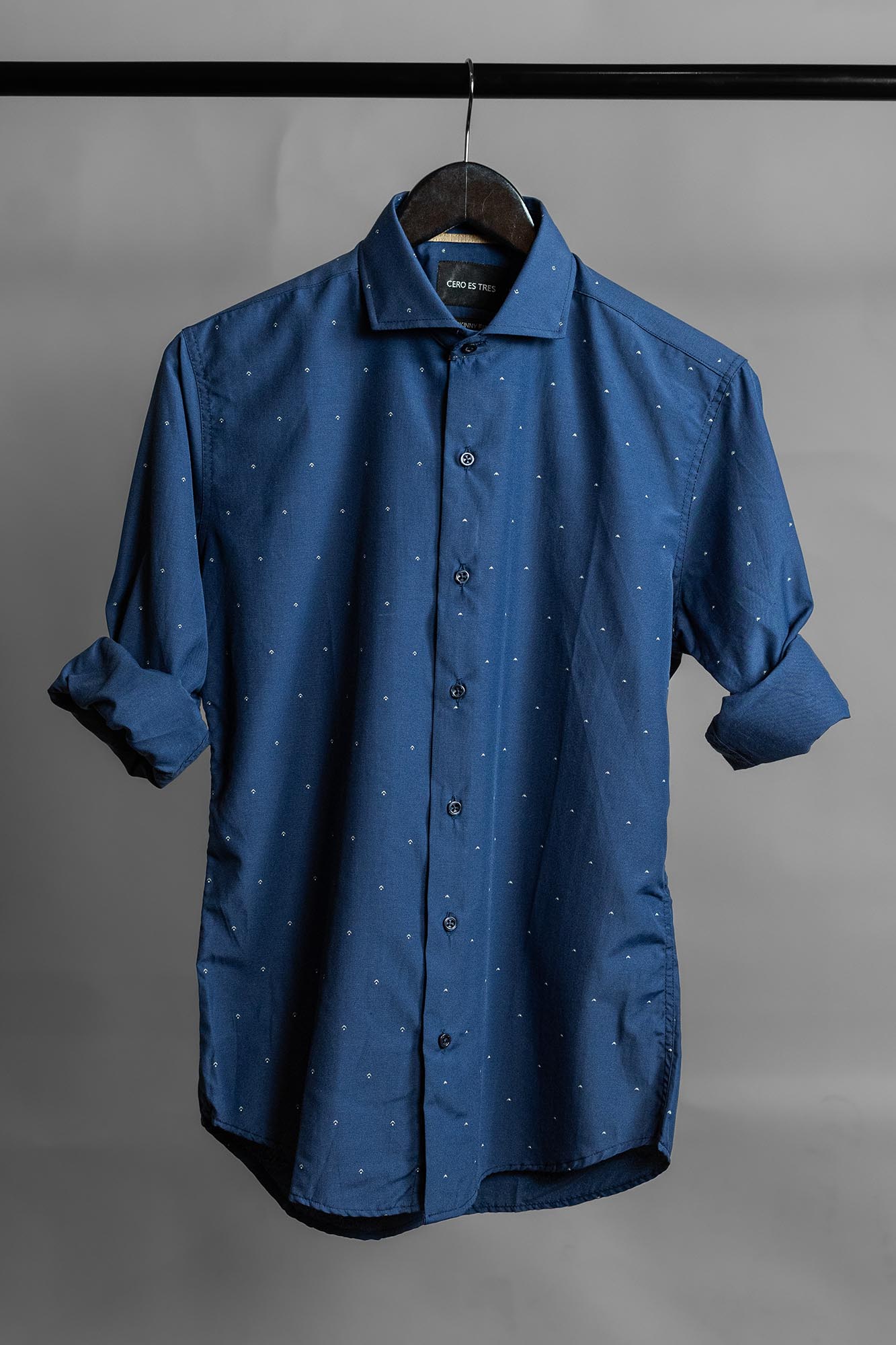 6857FANMLAM - CAMISA LEMON SKSP AZUL MARINO